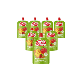Frutta frullata Mela Fragola Banana - Pack 18 pezzi