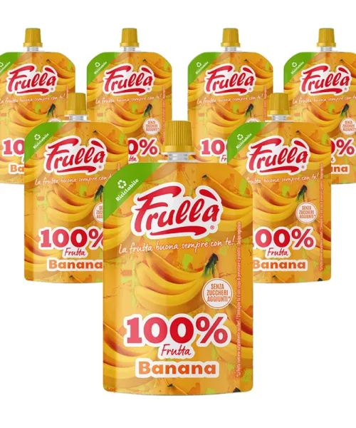Frutta Frullata 100% Banana - Pack 10 Pezzi