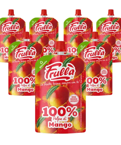 Frutta Frullata 100% Mango - Pack 10 Pezzi