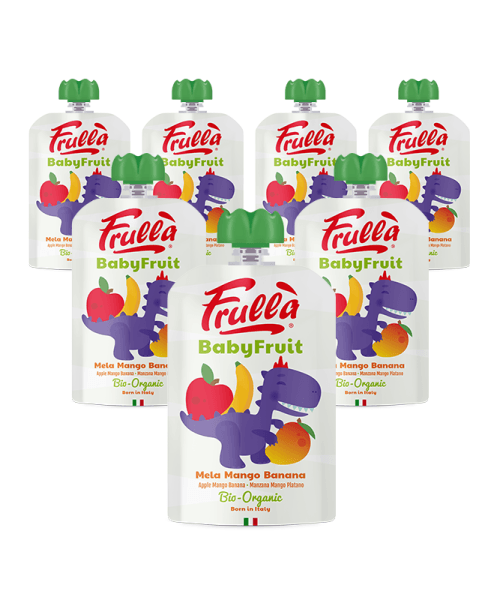 Baby Fruit Mela Mango Banana Biologico - Pack 10 pezzi