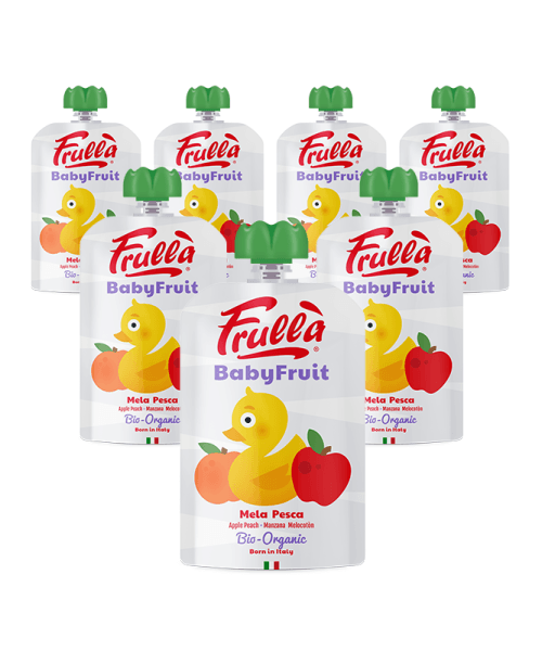 Baby Fruit Mela Pesca Biologico - Pack 10 Pezzi