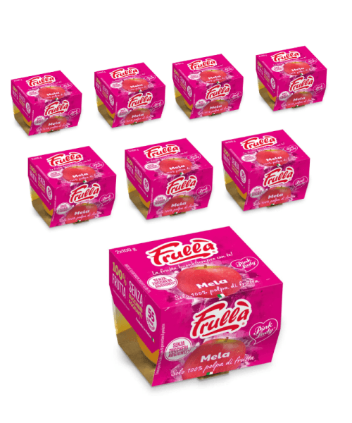 Polpa di Frutta Bi-pack Mela Pink Lady - 2x100g Pack 12 pezzi