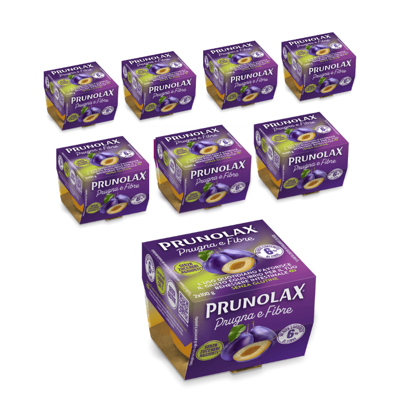 Prunolax Vaschetta Bi-Pack (2x100g) Pack 12 pezzi