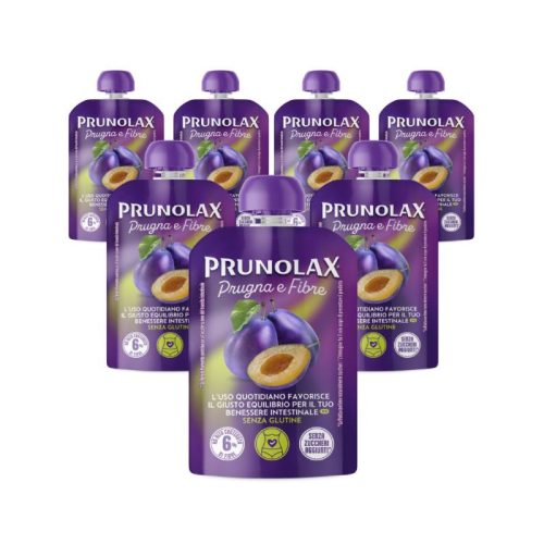Purea di prugna e fibre vegetali - Doypack (100g x 18 pz)